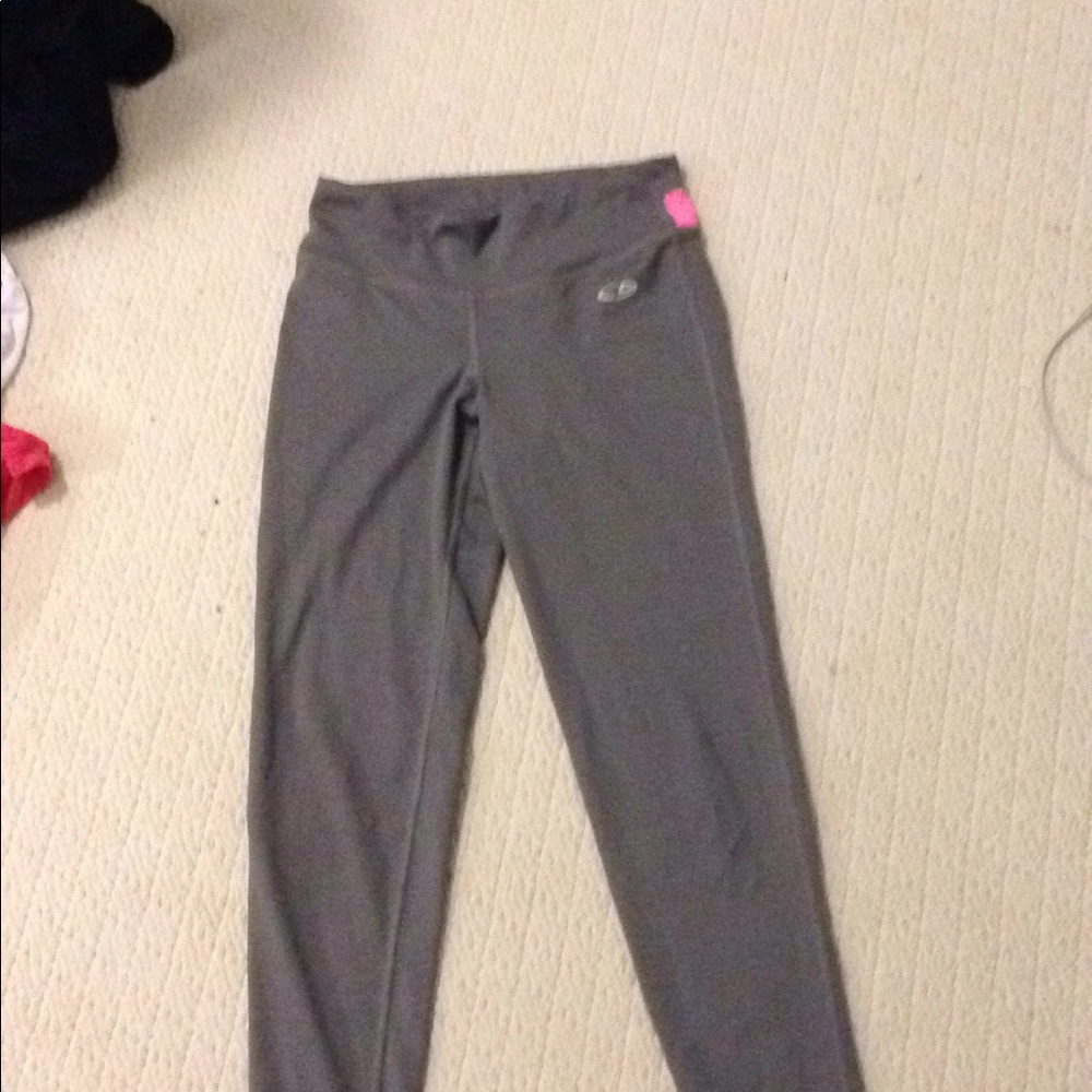 Grey And pink leggings